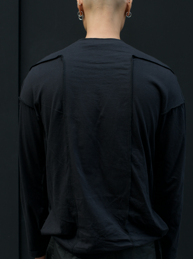 LONG SLEEVE DOUBLE BLACK